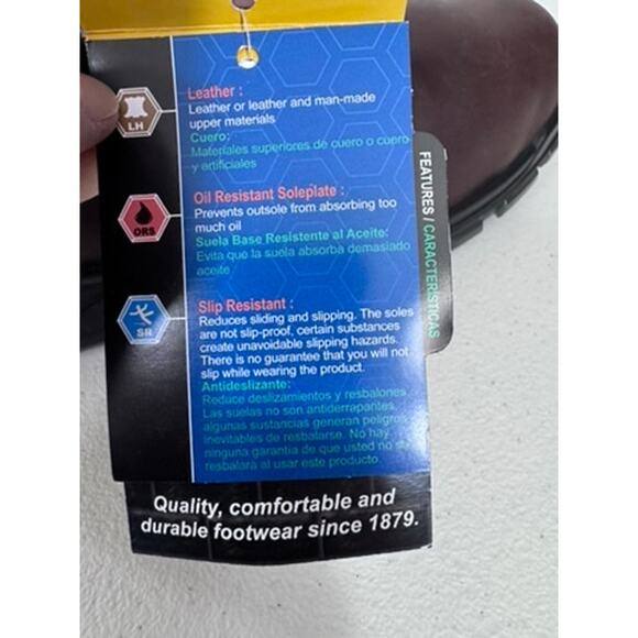 NWT!! "Herman" SURVIVORS Mens Work Boots ,SZ 14, USA, Oil & Slip Resistant - Picture 7 of 9